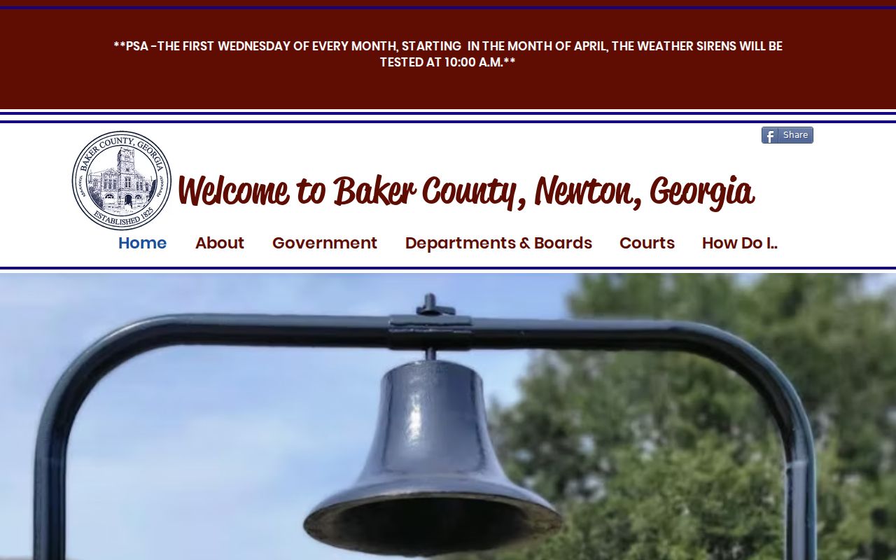 Baker County court docket government office